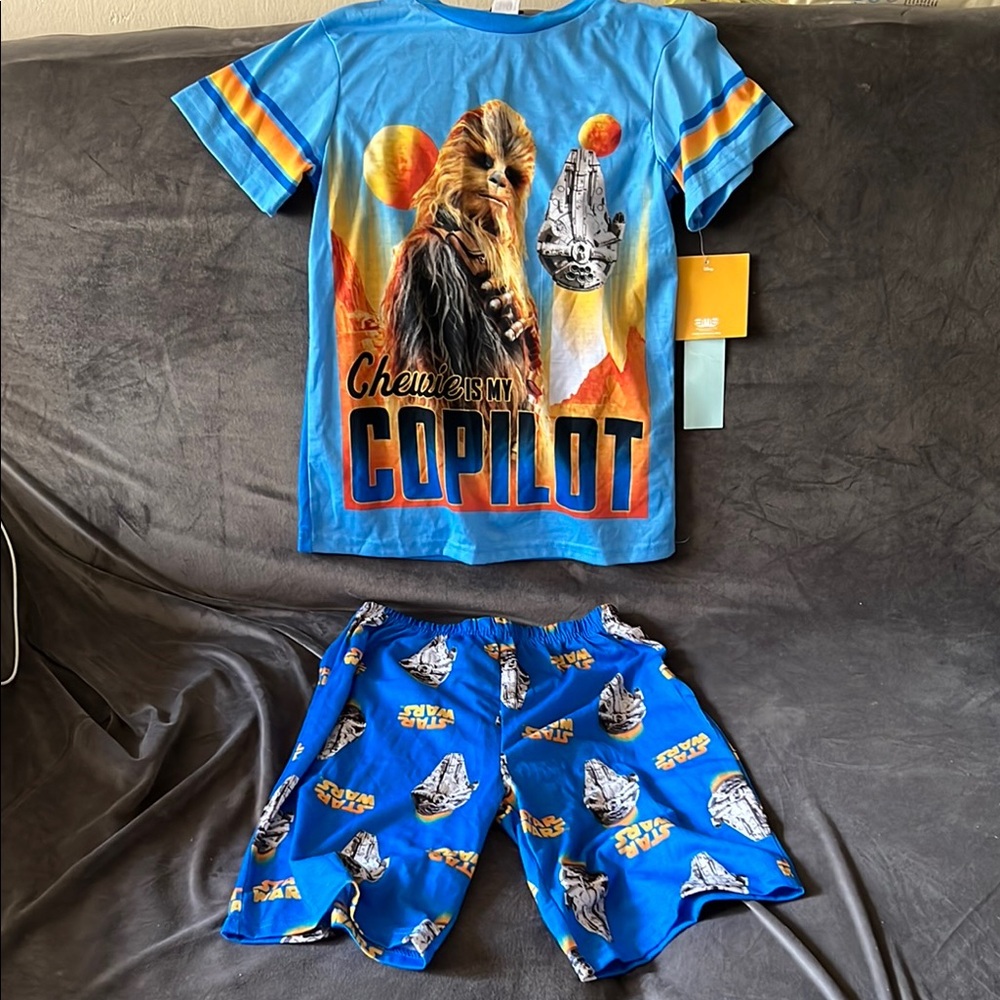 Star Wars Chewbacca Blue Copilot Pajama Set